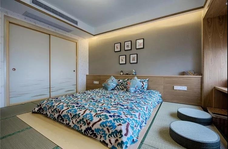 日式风格三居室卧室装修效果图