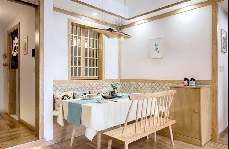 日式风格三居室餐厅装修效果图