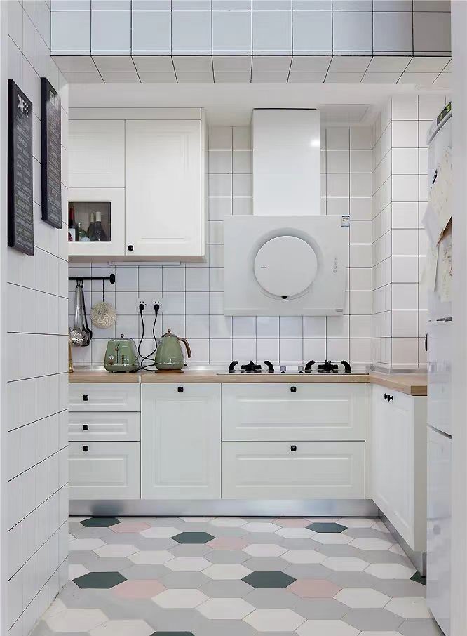 现代北欧两居室厨房装修效果图